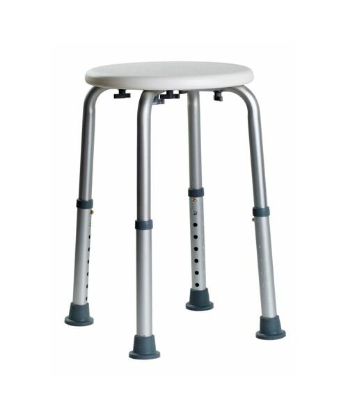 Taboret okrągły "Pro" Biały