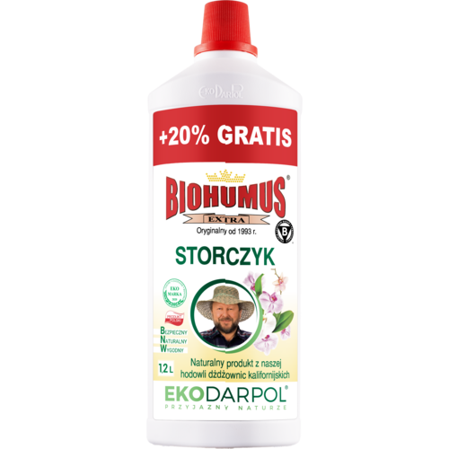 Nawóz BIOHUMUS EXTRA storczyk 1 l + 20% gratis EKODARPOL