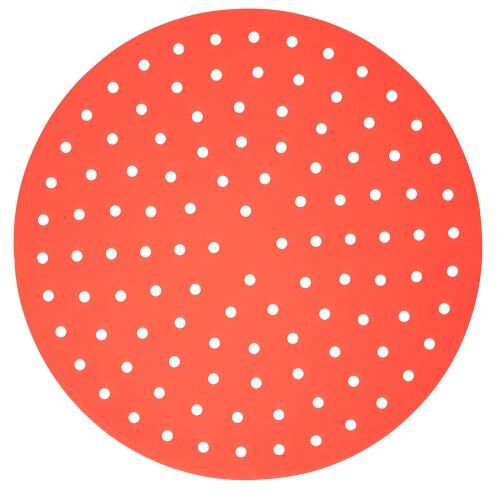 Mata silikonowa Spiżarnia Pani Domu okrągła do gotowania słoików 30 cm czerwony