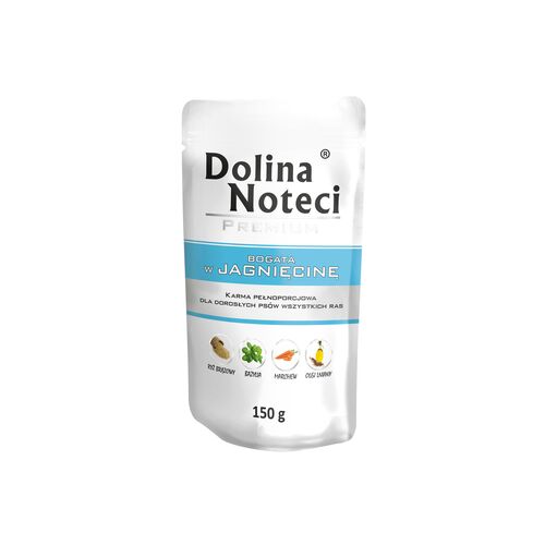Karma mokra dla psa BOGATA W JAGNIĘCINĘ 150 g Dolina Noteci