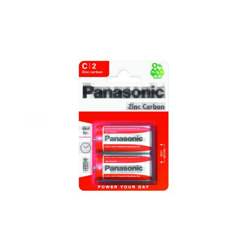 Bateria cynkowo węglowa R14/2BP C 2 sztuki Panasonic