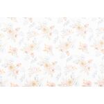 Pościel LILI bawełna satynowa 160 x 200 cm+70 x 80 cm x2 beżowa w kwiaty