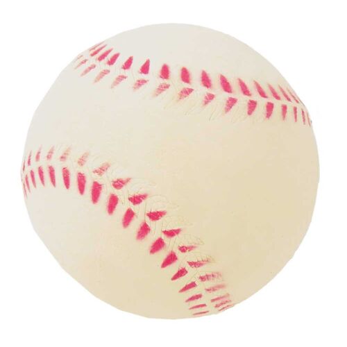 Piłka 90 mm baseball biała