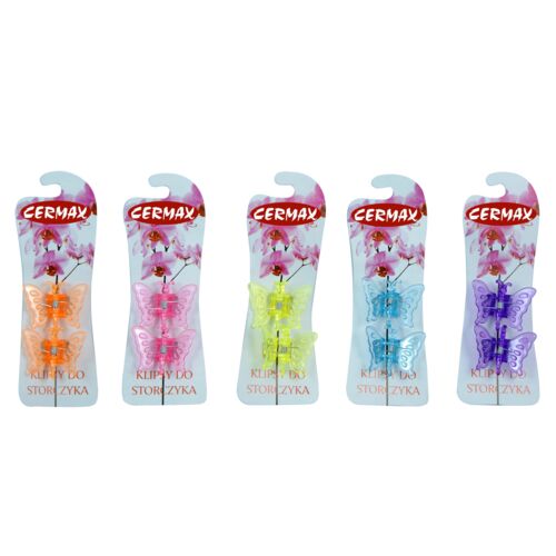 Klipsy do storczyka motylki 2szt./kpl. CERMAX