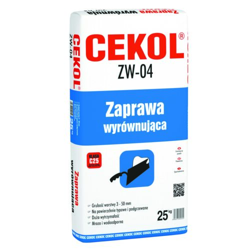 Zaprawa wyrównująca ZW-04 25 kg CEKOL 
