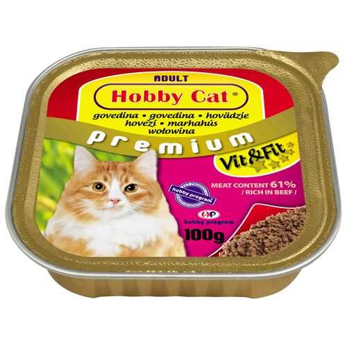 Karma dla kotów Hobby Cat wołowina 100 g Vitakraft