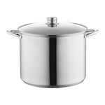 Garnek nierdzewny wysoki Caro z pokrywką 28 cm 12,5 l