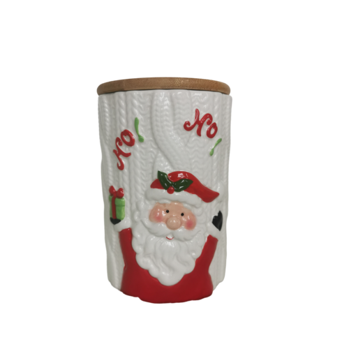 Pojemnik świąteczny dolomitowy Święty Mikołaj 700 ml