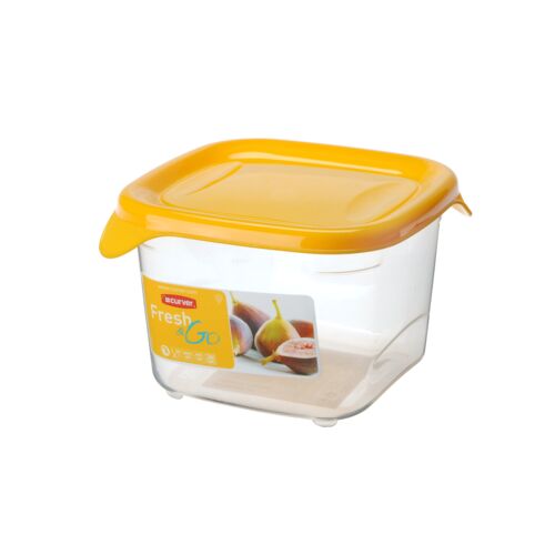 Pojemnik kwadratowy FG 0,45 l żółty