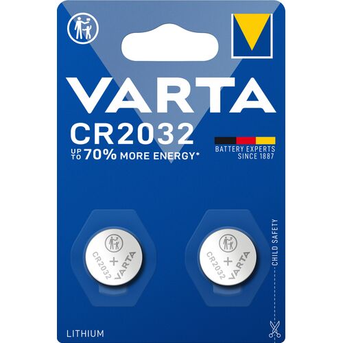 Bateria guzikowa litowa CR 2032 2 szt. VARTA