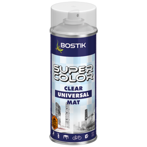 Lakier uniwersalny SUPER COLOR 400 ml bezbarwny mat BOSTIK