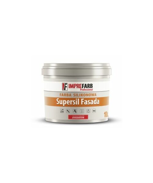 Farba silikonowa Supersil Fasada biały 10 l Imprefarb