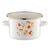 Garnek emaliowany prosty Grzybki bez pokrywki 22 cm 4,8 l