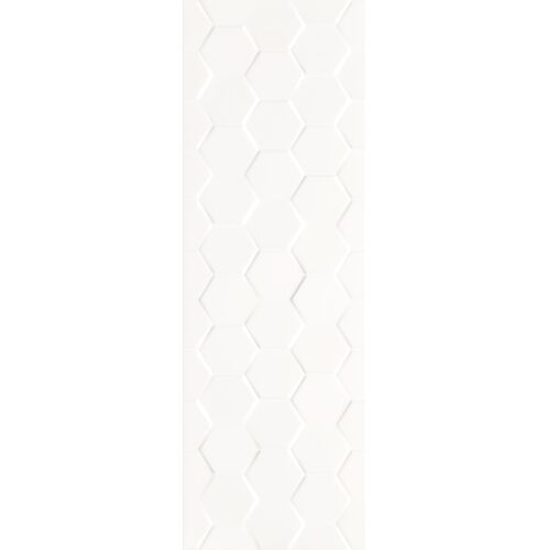 Płytka ścienna CHARISMA- HEXAGON WHITE GLOSSY 25 x 75 cm
