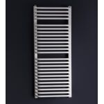 Grzejnik łazienkowy Aster 30 x 77,6 cm biały 9016 błyszczący 1, 4, 5, 8 ENIX