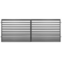 Brama dwuskrzydłowa Daniel 400 x 150 cm antracyt