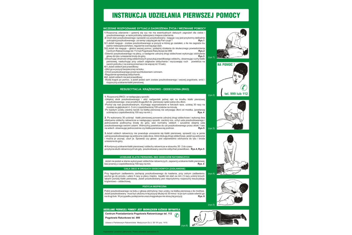 Instrukcja Udzielania Pierwszej Pomocy 2018 Pdf