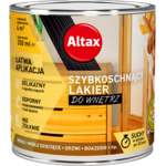Lakier szybkoschnący do wnętrz 250 ml bezbarwny połysk Altax