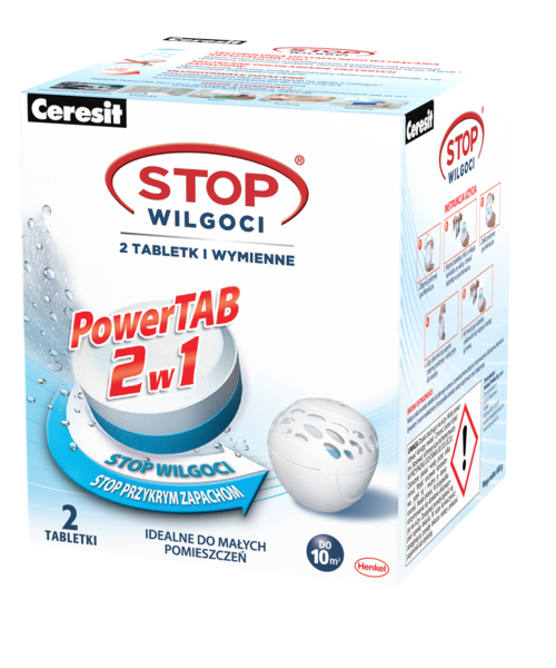 Tabletki PowerTAB STOP Wilgoci 2 x 300 g Ceresit