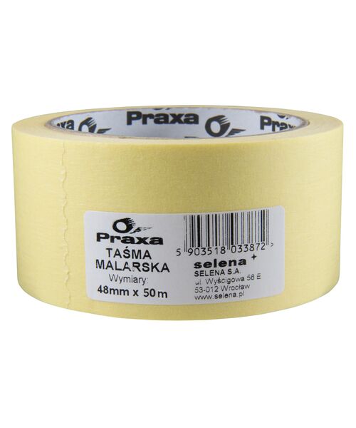 Taśma malarska maskująca 48 mm x 50 m PRAXA
