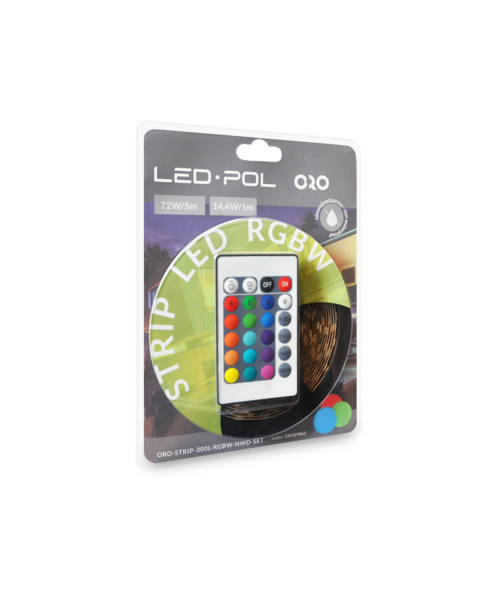 Taśma LED 24 W ORO STRIP 300L RGB+W 5 m