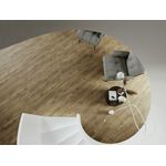 Gres szkliwiony rektyfikowany Sigurd Wood Brown 30 x 120 cm