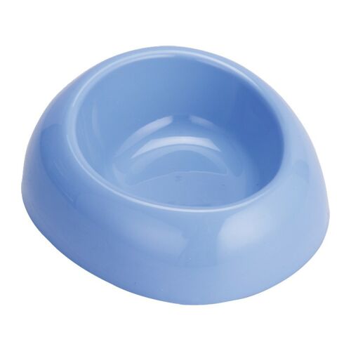 Miska owalna dla psa kota plastikowa 0,8 l niebieska