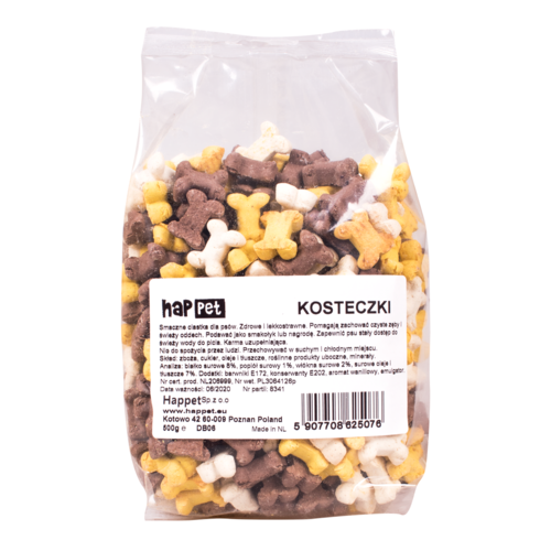 Przysmak dla psa ciasteczka wanilia 500 g Happet