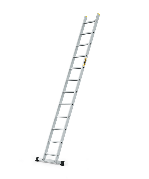 Drabina przystawna aluminiowa 12 stopniowa PRO tłoczona 150 kg DRABEST