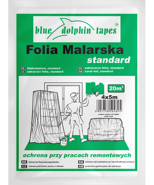 Folia STANDARD 4 x 5 m Blue Dolphin