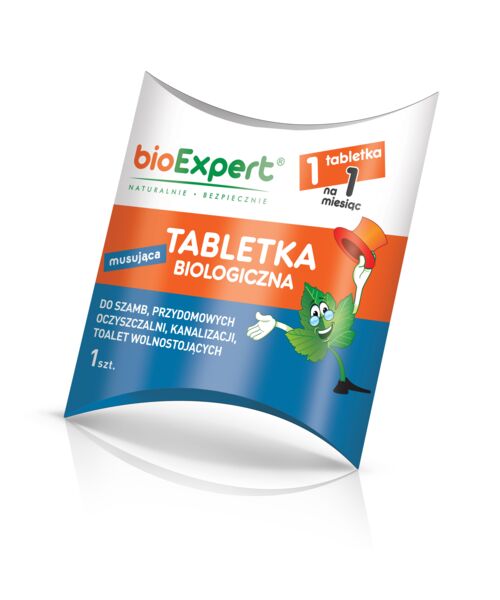 Musujące tabletki biologiczne 1 szt. bioExpert