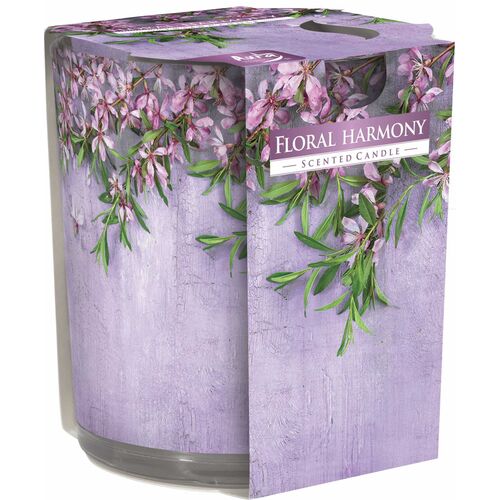 Świeca zapachowa w szkle SN72S-53 kwiatowa harmonia BISPOL