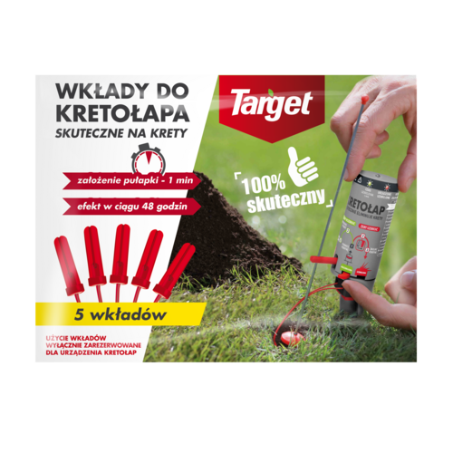 Wkłady do kretołapa 5 sztuk Target