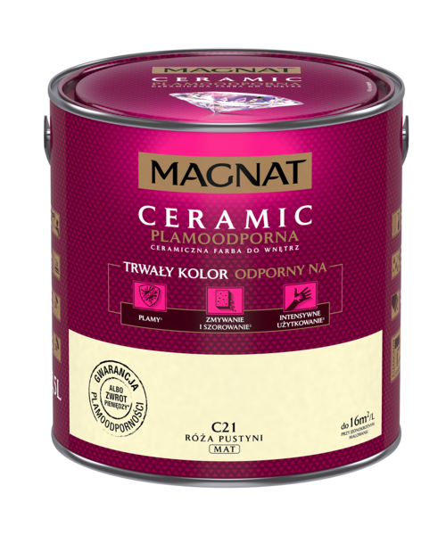 Farba ceramiczna MAGNAT Ceramic roża pustyni C21 2,5 l