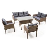 Zestaw Trevi beżowo-szary