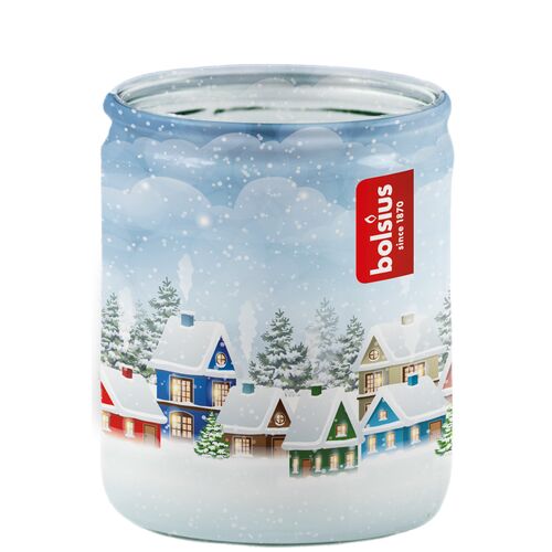 Świeca zapachowa w szkle sleeve z motywem 82/68 mm Amarena