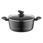 Garnek aluminiowy Delux z pokrywką 26 cm 5,1 l
