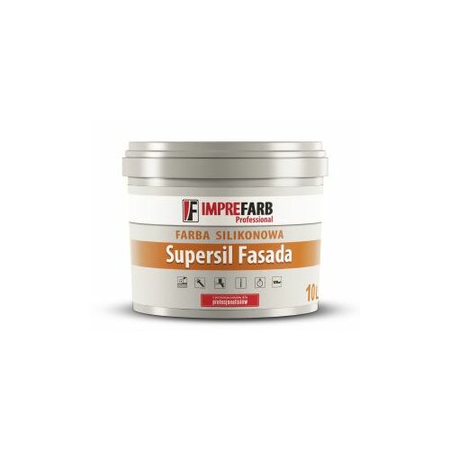 Farba silikonowa Supersil Fasada biały 10 l Imprefarb