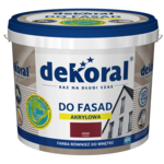 Akrylowa farba fasadowa Polinit wiśniowy 5 l