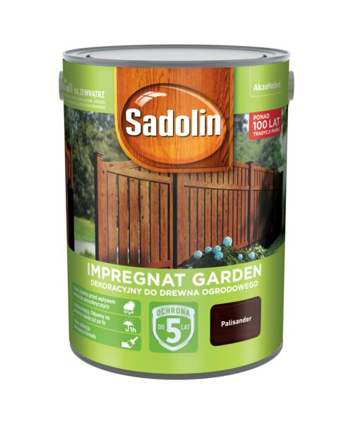 Impregnat Dekoracyjny do drewna ogrodowego Garden Palisander 5 l Sadolin