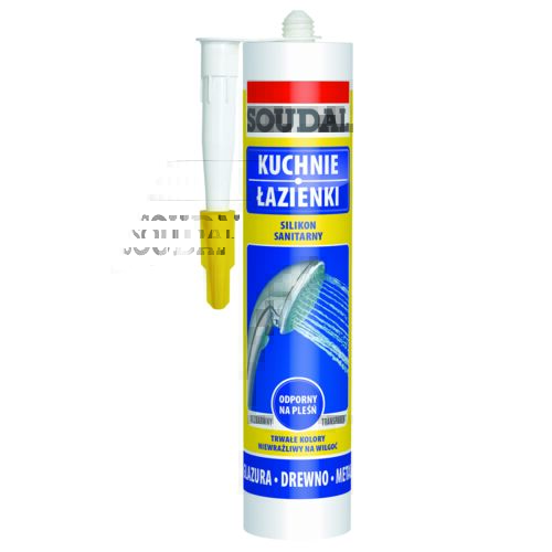 Silikon sanitarny bezbarwny 300 ml