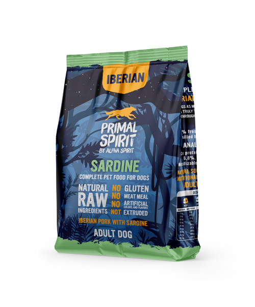 Karma sucha dla psa wieprzowina z sardynkami 1 kg Primal Spirit