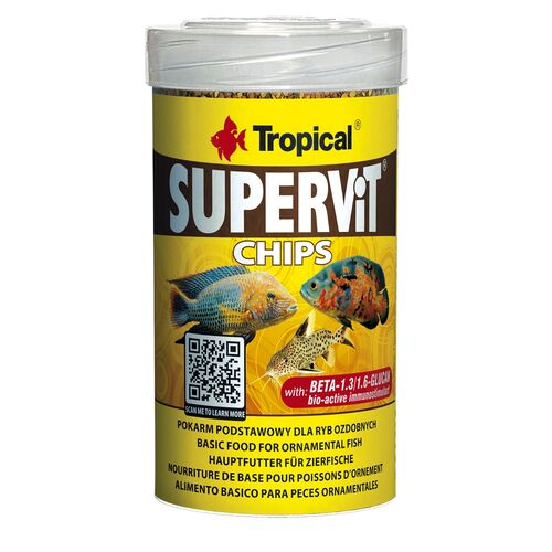 Karma dla ryb Supervit Chips 100 ml / 52 g Tropical