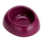 Miska owalna dla psa kota plastikowa 0,4 l fioletowa