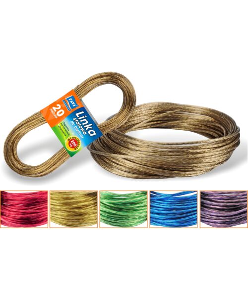 Linka stalowa do bielizny 20 m Ravi