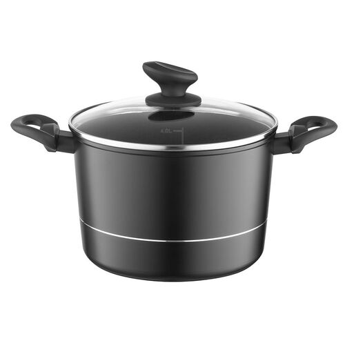 Garnek wysoki aluminiowy Delux 22 cm 5 l