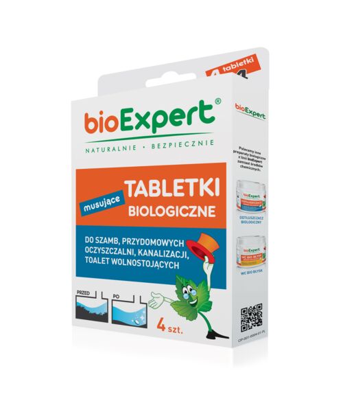 Musujące tabletki biologiczne 4 szt. bioExpert