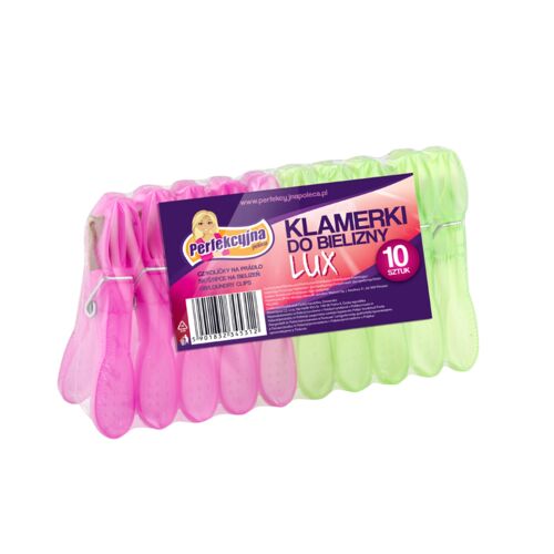 Klamerki upinane lux PRAKTYCZNA 10 sztuk