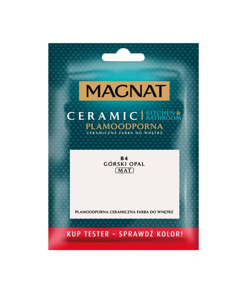 Farba ceramiczna MAGNAT Kitchen&Bathroom TESTER górski opal B4 30 ml