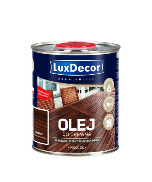 Olej do drewna palisander 0,75 l LuxDecor